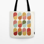 Colorful modern abstract Tote Bag Gallery Image 1