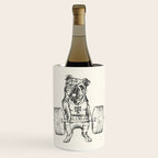 English Bulldog Lift Wine Chiller Gallery Image 1