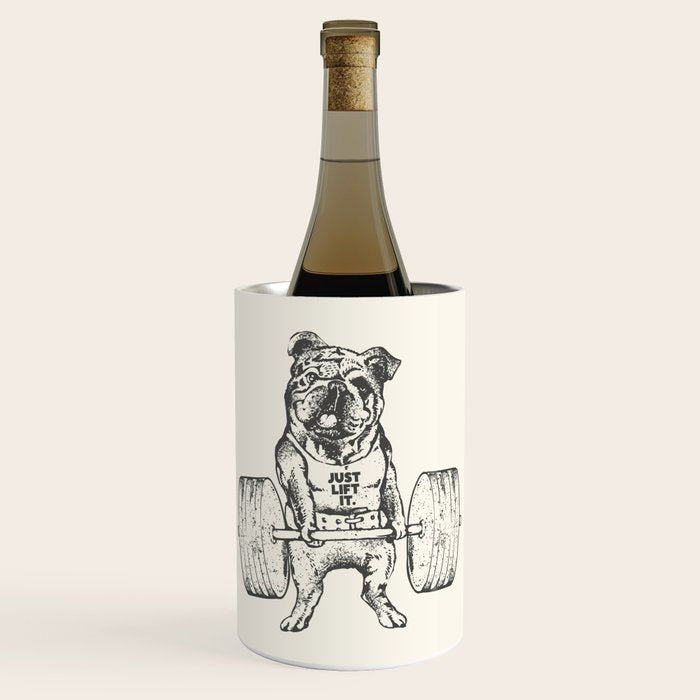 English Bulldog Lift Wine Chiller Gallery Image 1