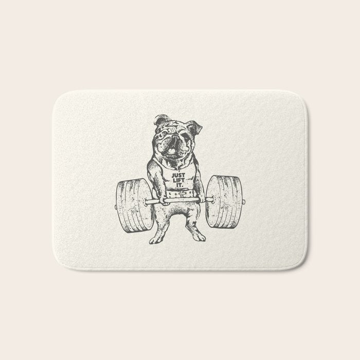 English Bulldog Lift Bath Mat Gallery Image 1