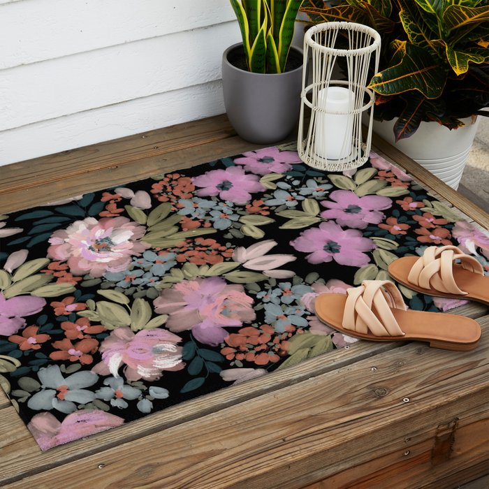 Viv Bloom Outdoor Rug Gallery Image 2