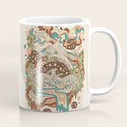 Lost Portal: Parasaurolophus | Retro Rainbow Palette | Dinosaur Science Fiction Art Coffee Mug Gallery Image 1