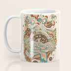 Lost Portal: Parasaurolophus | Retro Rainbow Palette | Dinosaur Science Fiction Art Coffee Mug Gallery Image 3