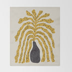 Modern Vase #3 Throw Blanket Gallery Image 2