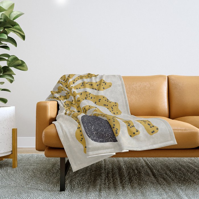 Modern Vase #3 Throw Blanket Gallery Image 1