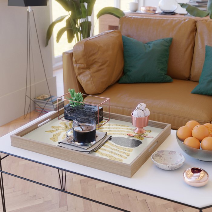 Modern Vase #3 Serving Tray Gallery Image 2