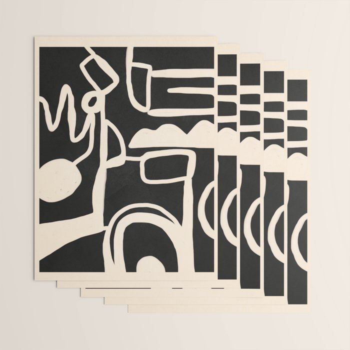 Abstract Lines 1 Wrapping Paper Gallery Image 3