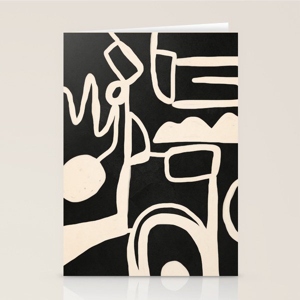 Abstract Lines 1 Stationery Card Gallery Image 1
