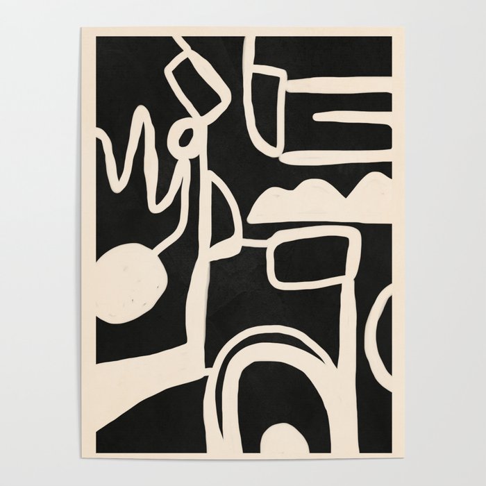 Abstract Lines 1 Poster Gallery Image 1