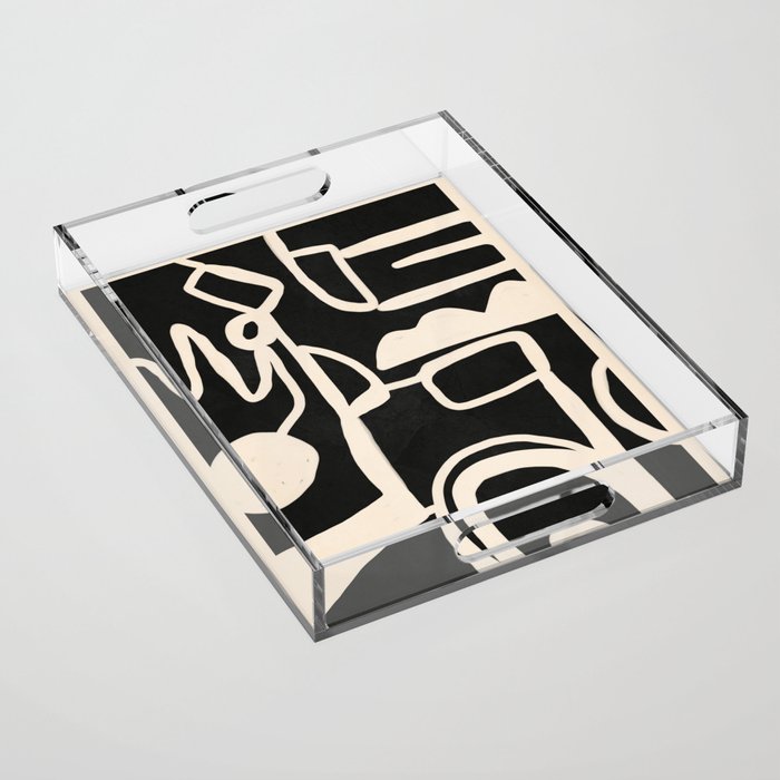 Abstract Lines 1 Acrylic Tray Gallery Image 1