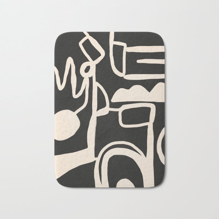 Abstract Lines 1 Bath Mat Gallery Image 1