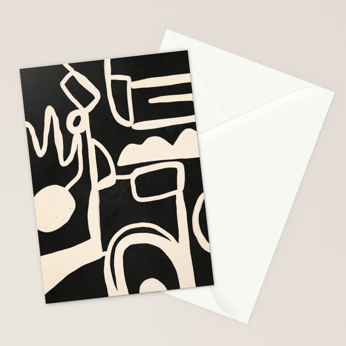 Abstract Lines 1 Stationery Card Gallery Image 2