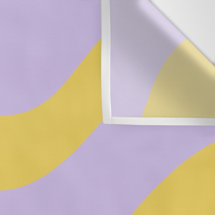 Wavy Land - Lime & Lilac Wall Tapestry Gallery Image 3