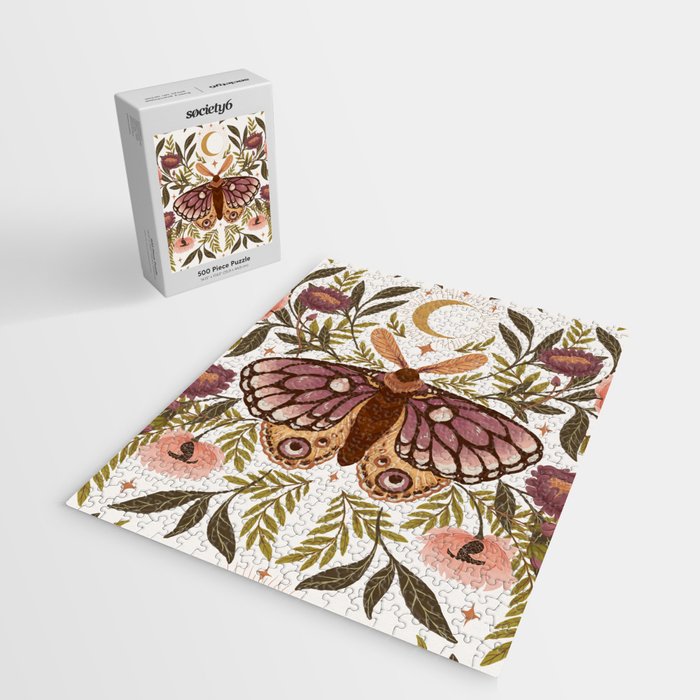 Countryside Garden Moth Jigsaw Puzzle Gallery Image 2