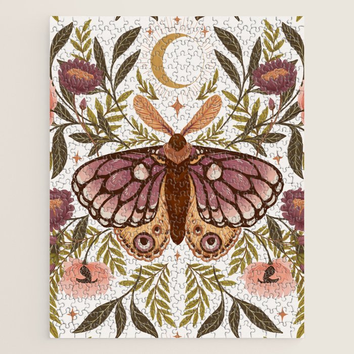 Countryside Garden Moth Jigsaw Puzzle Gallery Image 1