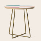 Color Block Line Pattern XIII Side Table Gallery Image 1