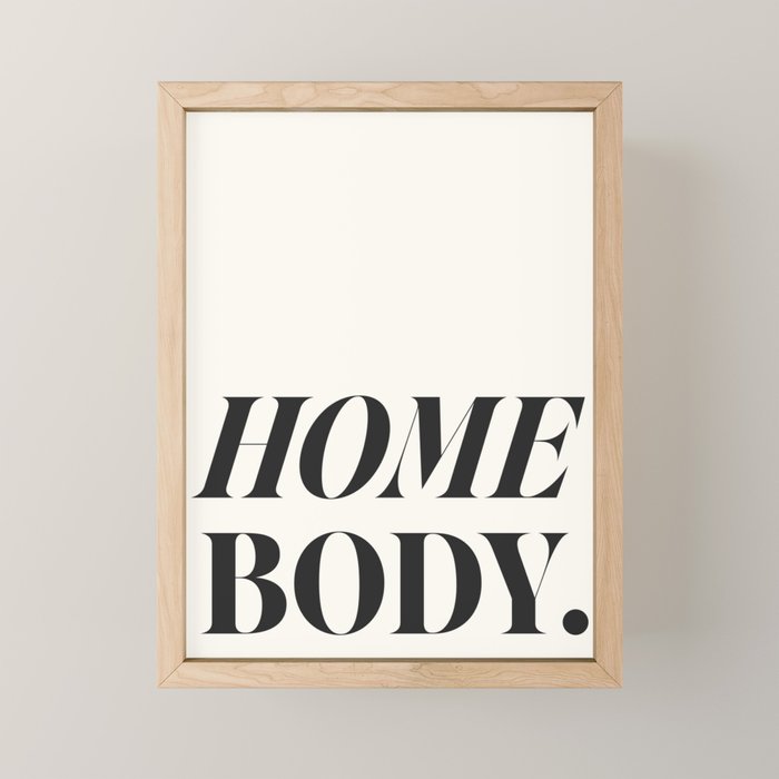 Homebody Mini Art Print Gallery Image 1