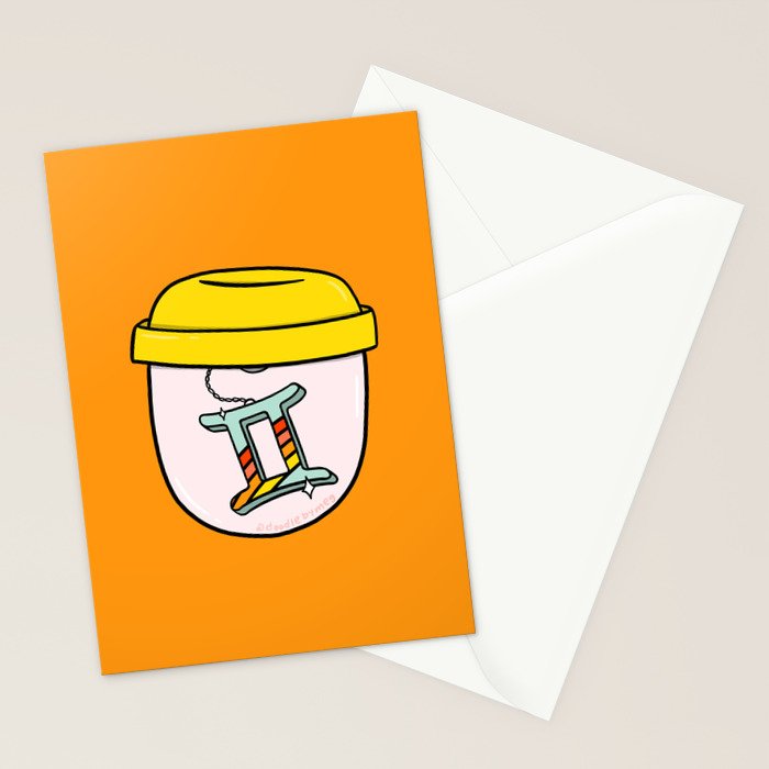 Gemini Keychain Stationery Card Gallery Image 2