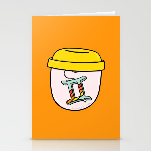 Gemini Keychain Stationery Card Gallery Image 2