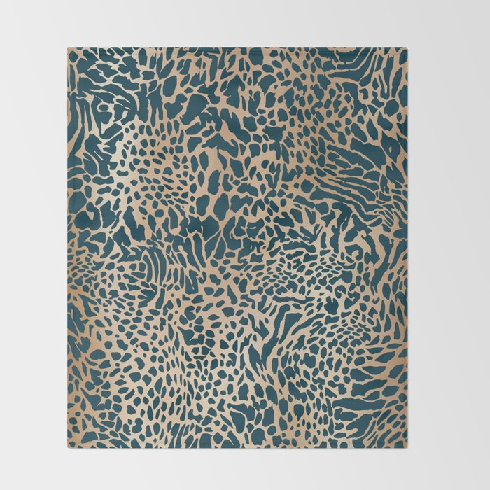 Exotic Wild Pattern Throw Blanket Gallery Image 2
