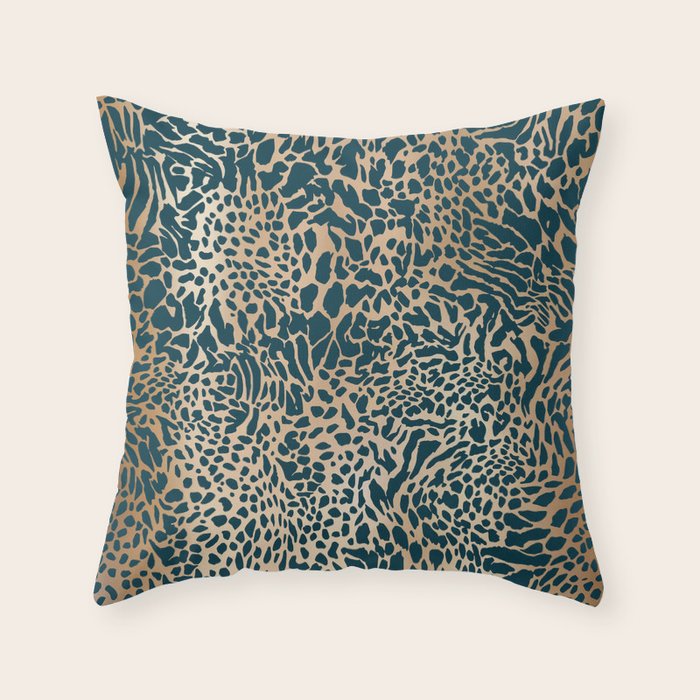 Exotic Wild Pattern Throw Pillow Gallery Image 6