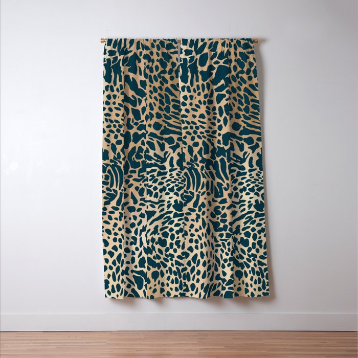 Exotic Wild Pattern Window Curtain Gallery Image 3