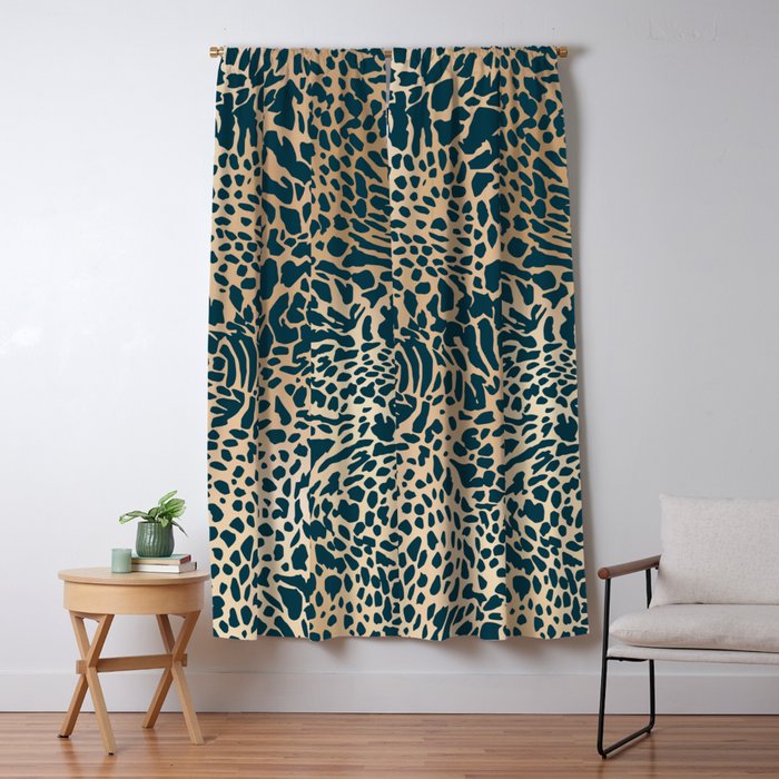 Exotic Wild Pattern Window Curtain Gallery Image 1