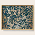 Exotic Wild Pattern Serving Tray Gallery Image 1