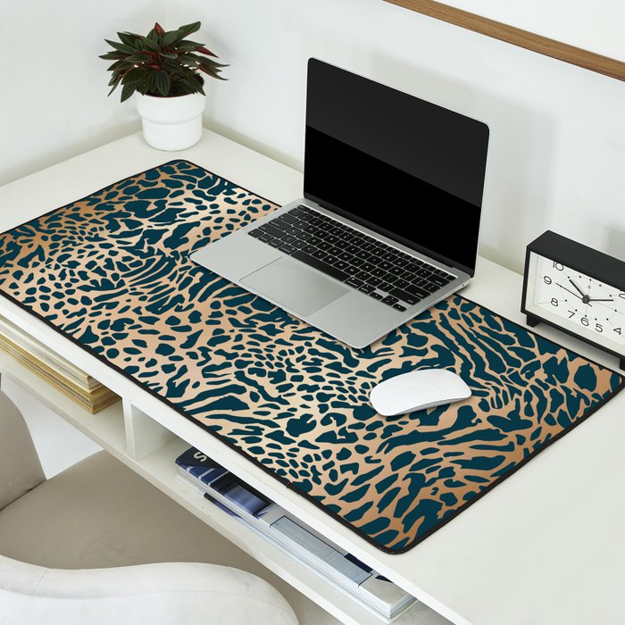 Exotic Wild Pattern Desk Mat Gallery Image 2