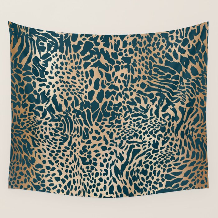 Exotic Wild Pattern Wall Tapestry Gallery Image 1