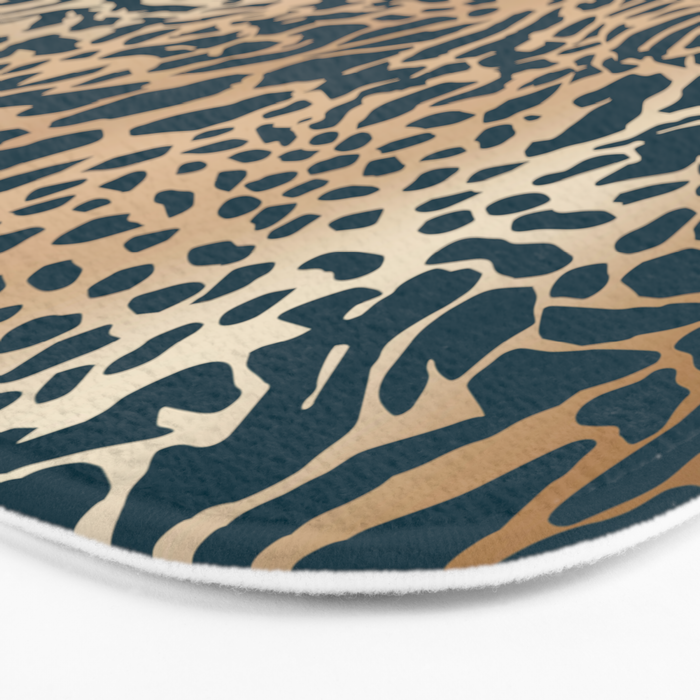 Exotic Wild Pattern Bath Mat Gallery Image 3