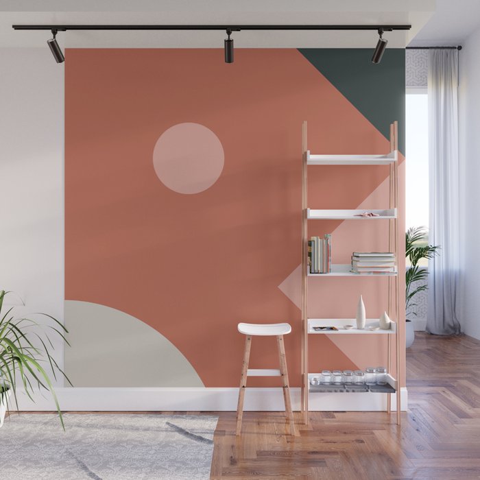 Orbit 06 Modern Geometric Wall Mural Gallery Image 1