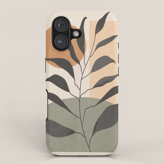 Tropical Leaf- Abstract Art 23 iPhone Case Gallery Image 1