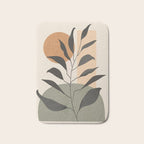 Tropical Leaf- Abstract Art 23 Bath Mat Gallery Image 1