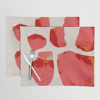 minimal abstract pink shapes Placemat Gallery Image 1