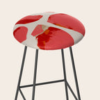 minimal abstract pink shapes Stool Gallery Image 2