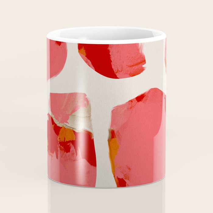 minimal abstract pink shapes Coffee Mug Gallery Image 4
