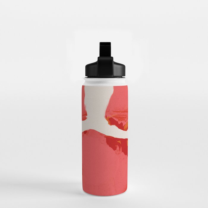 minimal abstract pink shapes Water Bottle Gallery Image 2