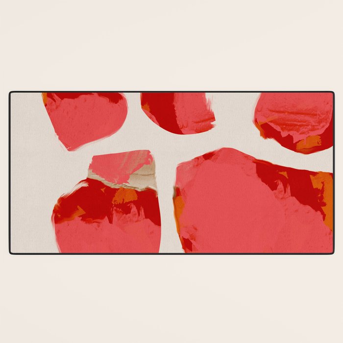 minimal abstract pink shapes Desk Mat Gallery Image 3
