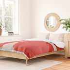 minimal abstract pink shapes Duvet Cover Gallery Image 2