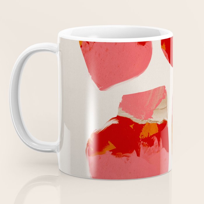 minimal abstract pink shapes Coffee Mug Gallery Image 3