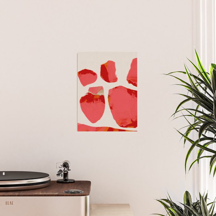minimal abstract pink shapes Poster Gallery Image 2