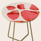 minimal abstract pink shapes Side Table Gallery Image 2