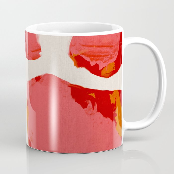 minimal abstract pink shapes Coffee Mug Gallery Image 1