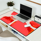 minimal abstract pink shapes Desk Mat Gallery Image 2