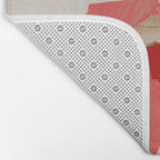 minimal abstract pink shapes Bath Mat Gallery Image 2