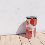 minimal abstract pink shapes Travel Mug Gallery Image 4