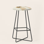Sun and Moon Rainbow Midcentury style Stool Gallery Image 1