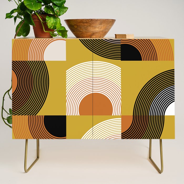 mid century arcs Credenza Gallery Image 1