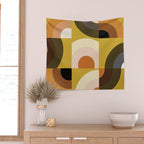 mid century arcs Wall Tapestry Gallery Image 2